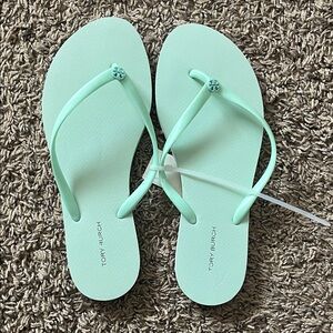 Tory Burch Light Teal Sandals